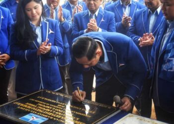 3 Kantor DPC Partai Demokrat di Lampung Diresmikan AHY