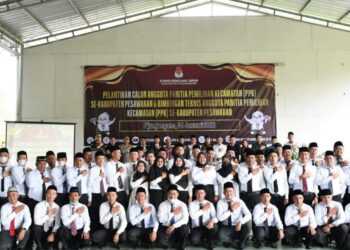 KPU Pesawaran Melantik 55 Orang PPK