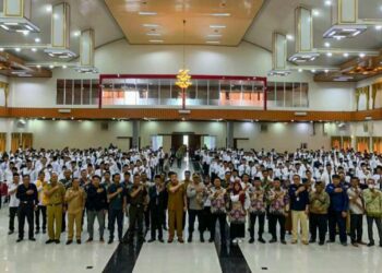 444 Anggota PPS Pemilu Pesawaran Dilantik