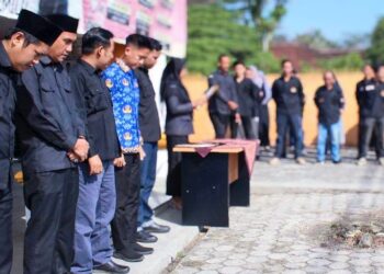 Bawaslu Pesawaran Apel Peringatan Hari Lahir Pancasila
